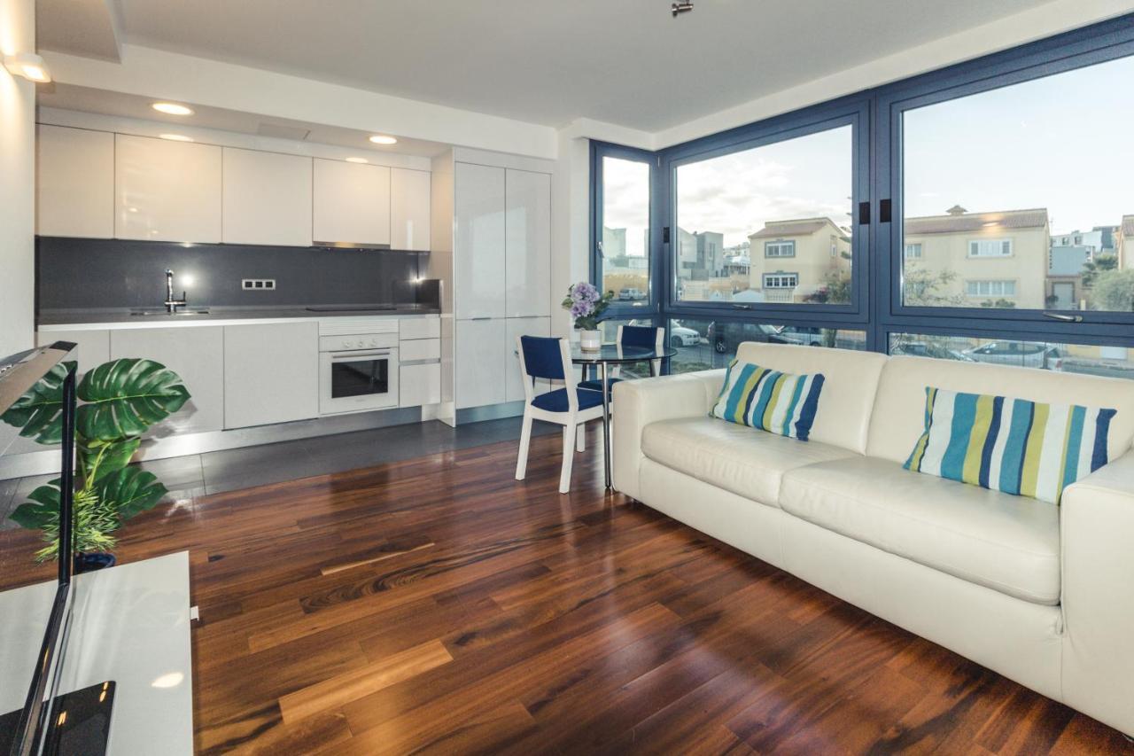 Melenara Beach Avenue Apt Shared Terrace Exterior photo